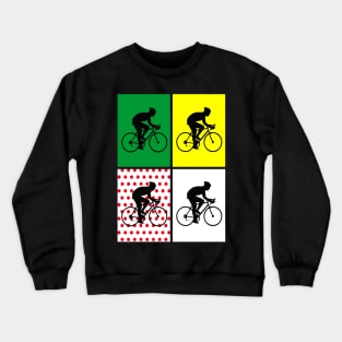 Etapa  de  Ciclismo Colores TDF Crewneck Sweatshirt